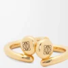 Anagram Pebble Mini-Creolen aus Sterlingsilber Gold