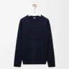 Anagram-Pullover aus Wolle in Marineblau
