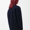 Anagram-Pullover aus Wolle in Marineblau