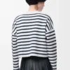 Anagram-Pullover aus Wolle Off-White/Navy