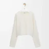 Anagram-Pullover aus Wollmischung Weiß
