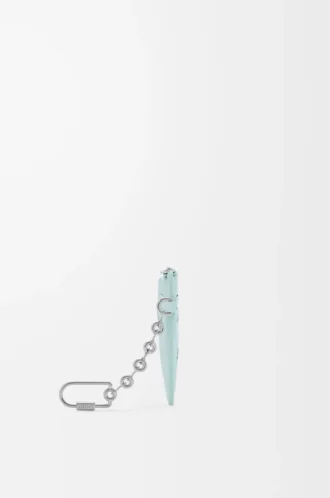 Anagram quadratischer Münz- und Kartenhalter aus genarbtem Kalbsleder Frozen