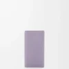 Anagram Schlüsselanhänger aus genarbtem Kalbsleder in Dirty Mauve