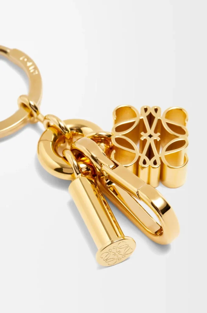 Anagram-Schlüsselanhänger Gold