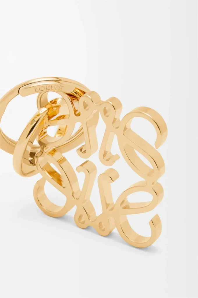 Anagram-Schlüsselanhänger Gold