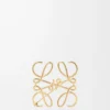 Anagramm-Brosche aus Metall in Gold