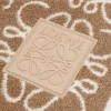 Anagramm-Handtuch aus Baumwolle Beige