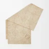Anagramm-Schal aus Wolle und Kaschmir Beige
