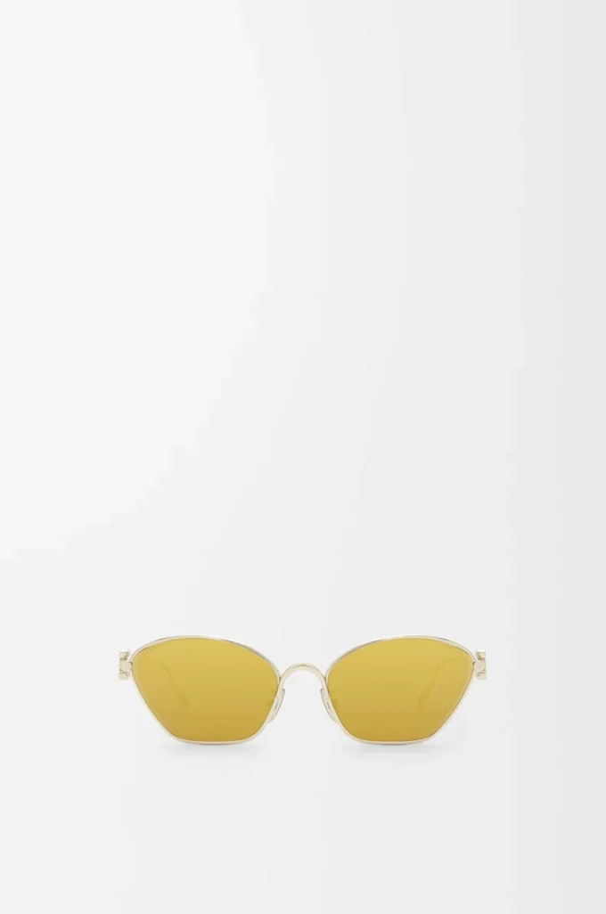 Anagramm-Sonnenbrille in Gold