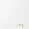 Anagramm-Sonnenbrille in Gold