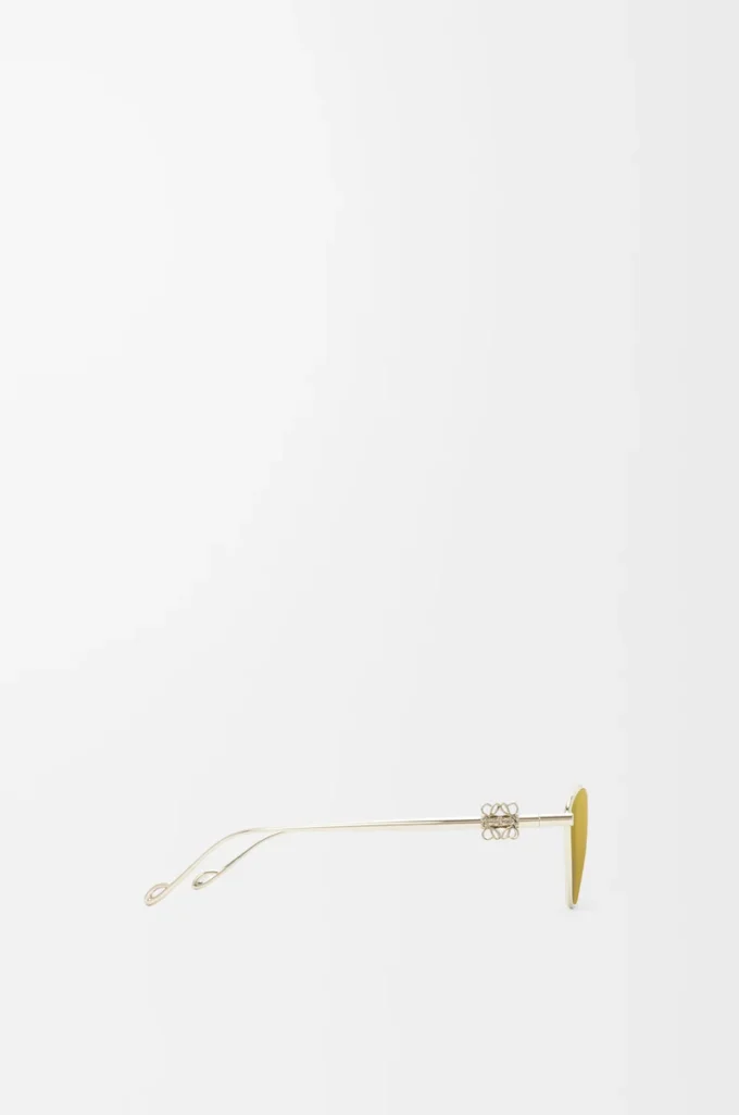 Anagramm-Sonnenbrille in Gold