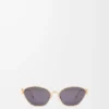 Anagramm-Sonnenbrille in Sechseckform Smoke Moka