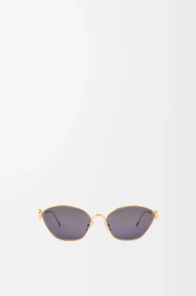 Anagramm-Sonnenbrille in Sechseckform Smoke Moka