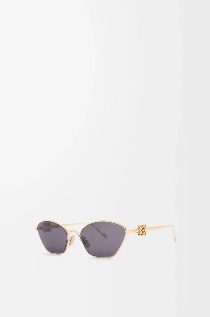 Anagramm-Sonnenbrille in Sechseckform Smoke Moka