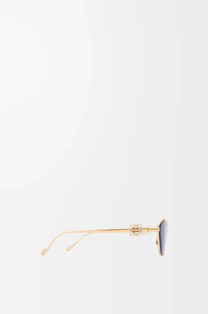 Anagramm-Sonnenbrille in Sechseckform Smoke Moka