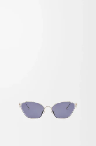 Anagramm-Sonnenbrille in Sechseckform, Solid Blue