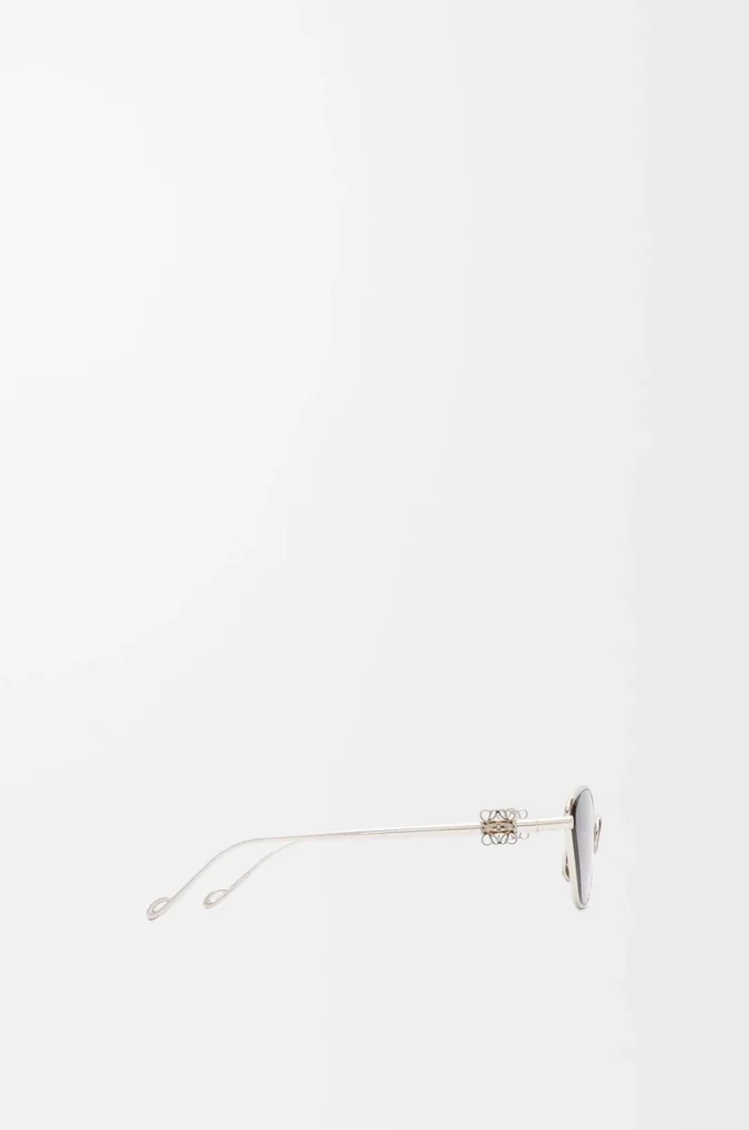 Anagramm-Sonnenbrille in Sechseckform, Solid Blue
