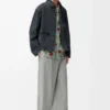 Arbeitsjacke aus Denim Schwarz