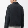 Arbeitsjacke aus Denim Schwarz