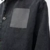 Arbeitsjacke aus Denim Schwarz