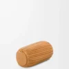 Armbandtasche aus plissiertem Nappalammleder Warm Desert