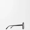 Aviator Slim Sonnenbrille Schwarz