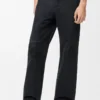 Baggy-Jeans mit Anagramm-Motiv aus Denim Schwarz