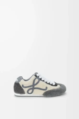 Ballet Runner 2.0 aus Lammfell Grau Multitone