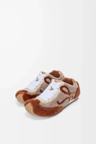 Ballet Runner 2.0 aus Lammfell in Tan Multitone