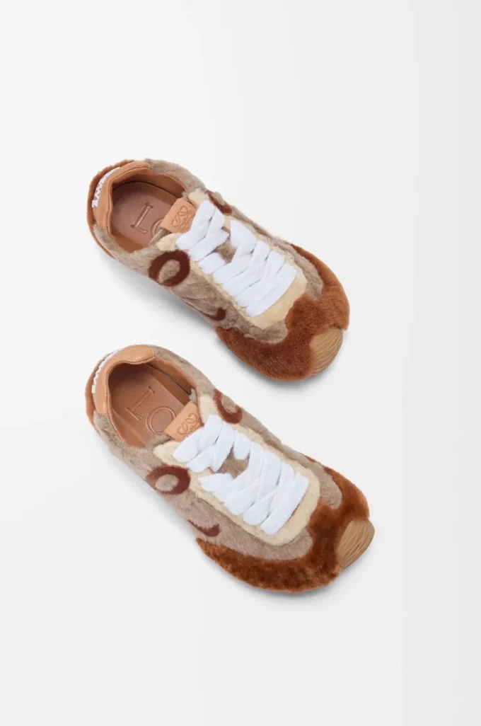Ballet Runner 2.0 aus Lammfell in Tan Multitone