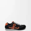 Ballet Runner 2.0 aus Nylon und Kalbsleder Schwarz/Orange/Hellgrün