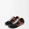 Ballet Runner 2.0 aus Nylon und Kalbsleder Schwarz/Orange/Hellgrün