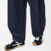 Ballet Runner 2.0 aus Nylon und Kalbsleder Schwarz/Weiß