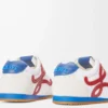 Ballet Runner 2.0 aus Nylon und Kalbsleder Weiß/Rot/Blau