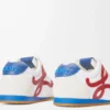 Ballet Runner 2.0 aus Nylon und Kalbsleder Weiß/Rot/Blau