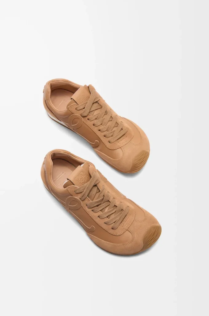 Ballet Runner 2.0 aus weichem Kalbsleder Cinnamon