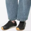 Ballet Runner 2.0 aus weichem Kalbsleder Schwarz