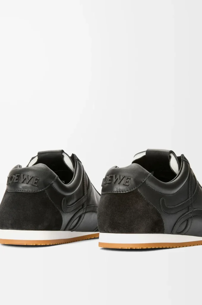 Ballet Runner 2.0 aus weichem Kalbsleder Schwarz