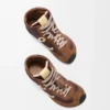 Ballet Runner 2.0 High-Top aus Nylon und Kalbsleder Braun/Gelb/Blau