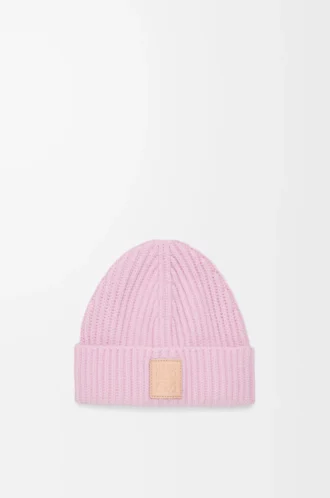 Beanie aus Kaschmir Hellrosa