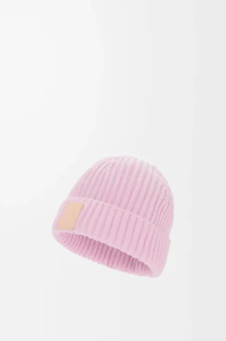 Beanie aus Kaschmir Hellrosa