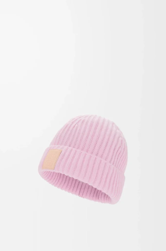 Beanie aus Kaschmir Hellrosa