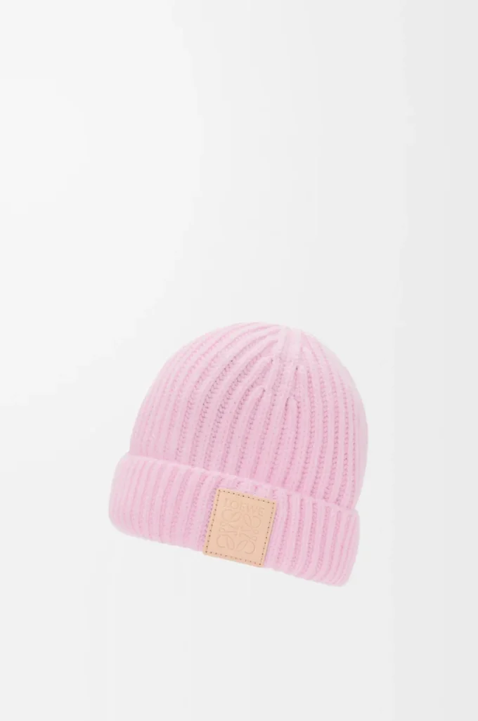 Beanie aus Kaschmir Hellrosa