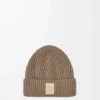 Beanie aus Kaschmir in Beige