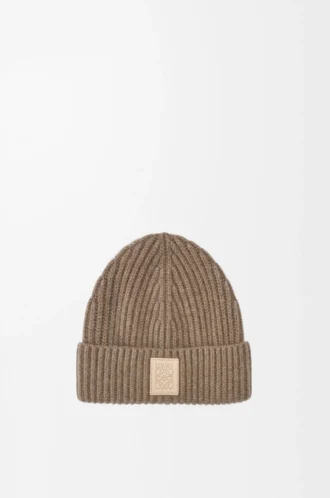 Beanie aus Kaschmir in Beige