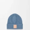 Beanie aus Kaschmir in Denim Blue