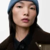 Beanie aus Kaschmir in Denim Blue