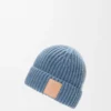 Beanie aus Kaschmir in Denim Blue