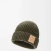 Beanie aus Kaschmir in Dunkelkhaki