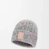 Beanie aus Woll-Kaschmir-Mischung, mehrfarbig
